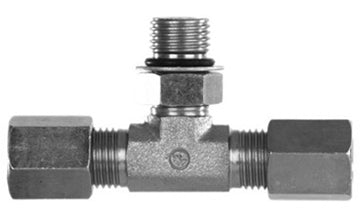 47715-06-06-06 - 3/8" Flareless x 3/8" ORB Male (#6 Thread) Tube Compression Fittings (081900)