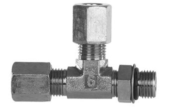 47716-08-08-08 - 1/2" Flareless x 1/2" ORB Male (#8 Thread) Tube Compression Fittings (081904)