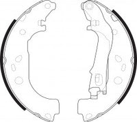 NIBK, Brake Shoes, 7 736 2756, FN41002, FIAT