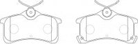 NIBK, Brake Pad, D2220, PN1220, KASHIYAMA