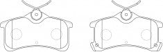 NIBK, Brake Pad, D2220, PN1220, KASHIYAMA