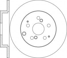 Rotor Disc, NIBK, 42510S3VA01, RN1414, ACURA (008893)