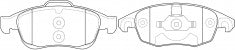 NIBK, Brake Pad, DB2040, PN0471, BENDIX AUS