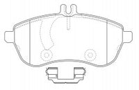 ผ้าเบรค NIBK DB2181 PN0452W BENDIX AUS (017883)