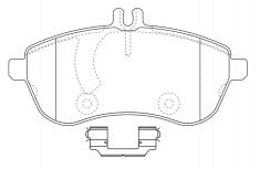 NIBK, Brake Pad, DB2181, PN0452W, BENDIX AUS