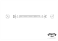 สายเบรค CORTECO OEM 96682952 หมายเลขสินค้า 4 9 3 7 2 1 7 3 CHEVROLET (118590)