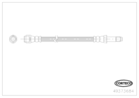 สายเบรค CORTECO OEM 2094280135 เลขสินค้า 4 9 3 7 3 6 8 4, MERCEDES-BENZ (118606)