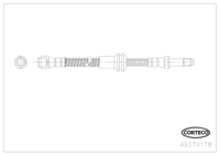 Brake Hose, CORTECO, OEM 2124200648, Article number 4 9 3 7 4 1 7 8, MERCEDES-BENZ (118620)