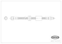 สายเบรค CORTECO OEM 2514200348 เลขสินค้า 4 9 3 7 4 2 5 5, MERCEDES-BENZ (118631)