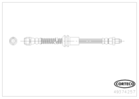 Brake Hose, CORTECO, OEM 2044200448, Article number 4 9 3 7 4 2 5 7, MERCEDES-BENZ (118632)