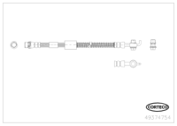 Brake Hose, CORTECO, OEM , Article number 4 9 3 7 4 7 5 4,  (118668)