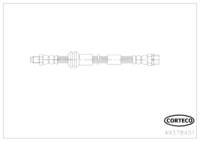 สายเบรค CORTECO OEM 34116772555 หมายเลขสินค้า 4 9 3 7 8 4 5 1, MINI (118742)