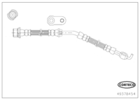 Front Right Brake Hose for TOYOTA (118744)