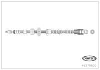 สายเบรค, CORTECO, OEM 34326775261, หมายเลขสินค้า 4 9 3 7 9 1 0 0, BMW (118754)