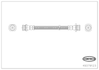 Brake Hose, CORTECO, OEM 51570M68K00, Article number 4 9 3 7 9 1 2 3, SUZUKI (118757)