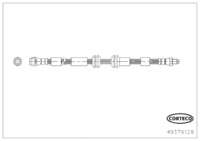 สายเบรค CORTECO OEM 1664200348 หมายเลขสินค้า 4 9 3 7 9 1 2 8, MERCEDES-BENZ (118759)