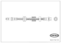สายเบรค CORTECO OEM 30681723 เลขสินค้า 4 9 3 7 9 1 3 5, VOLVO (118761)