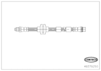 Brake Hose, CORTECO, OEM 4154280035, Article number 4 9 3 7 9 2 5 0, MERCEDES-BENZ (118773)