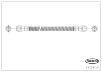 Brake Hose, CORTECO, OEM 2H0611775, Article number 4 9 3 8 4 1 2 4, VW (118824)