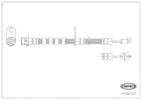 สายเบรค CORTECO OEM 1514231 เลขสินค้า 4 9 3 8 6 9 6 3, FORD (118867)
