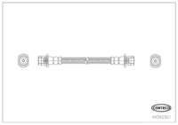 Brake Hose, CORTECO, OEM 90947W2037, Article number 4 9 3 9 2 9 2 1, TOYOTA (118976)