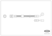 สายเบรค CORTECO OEM NF4743810 หมายเลขสินค้า 4 9 3 9 2 9 4 4, MAZDA (118977)