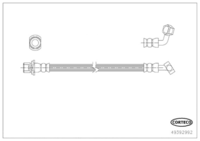 Brake Hose, CORTECO, OEM 9094702D31, Article number 4 9 3 9 2 9 9 2, LEXUS (118979)