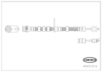 สายเบรค CORTECO OEM 1773093 หมายเลขสินค้า 4 9 4 0 1 9 7 4, FORD (119045)