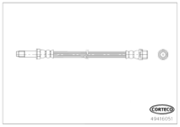 สายเบรค CORTECO OEM 9064281035 หมายเลขสินค้า 4 9 4 1 6 0 5 1, MERCEDES-BENZ (119244)