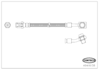 สายเบรค CORTECO OEM 14204548 หมายเลขสินค้า 4 9 4 1 6 1 3 8, MERCEDES-BENZ (119249)