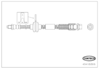 สายเบรค CORTECO OEM 1702987 เลขสินค้า 4 9 4 1 8 8 6 6, FORD (119285)