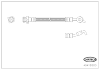 สายเบรค CORTECO OEM 587382S100 หมายเลขสินค้า 4 9 4 1 8 8 8 3, HYUNDAI (119292)