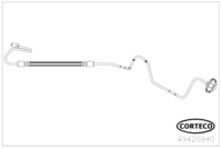 สายเบรค, CORTECO, OEM 4886Z7, หมายเลขสินค้า 4 9 4 2 0 9 4 0, PEUGEOT (119337)