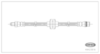สายเบรค CORTECO OEM 462100025R หมายเลขสินค้า 4 9 4 2 3 8 1 6, RENAULT (119374)