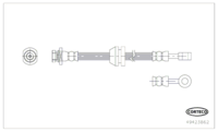 สายเบรค CORTECO OEM 95183361 หมายเลขสินค้า 4 9 4 2 3 8 6 2, OPEL (119377)