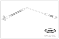 สายเบรค, CORTECO, OEM 34301165766, หมายเลขสินค้า 4 9 4 2 9 3 5 7, BMW (119465)