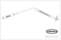 สายเบรค, CORTECO, OEM 34301165765, หมายเลขสินค้า 4 9 4 2 9 4 2 0, BMW (119466)