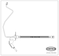 สายเบรค CORTECO OEM 13116134 หมายเลขสินค้า 4 9 4 2 9 4 4 4, OPEL (119469)