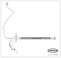 สายเบรค CORTECO OEM 13116133 หมายเลขสินค้า 4 9 4 2 9 4 4 6, OPEL (119470)