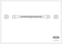 สายเบรค CORTECO OEM 1612138780 หมายเลขสินค้า 4 9 4 3 9 7 4 1, PEUGEOT (119604)