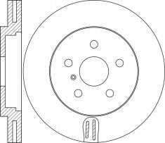 Rotor Disc, NIBK, 40206JK600, RN1492V, NISSAN (018527)