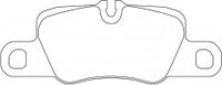 NIBK, Brake Pad, 510737, PN0564, BENDIX