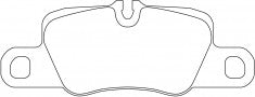 ผ้าเบรค NIBK, 510737, PN0564, BENDIX (018624)