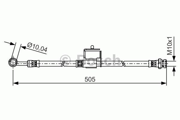 สายเบรค BOSCH 58737-1G300, 1987 476 805, HYUNDAI (020881)