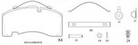 NIBK, Brake Pad, 0509290080, PN0917, BPW