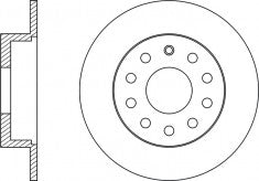 Rotor Disc, NIBK, 562236B, RN33005, BENDIX (009656)