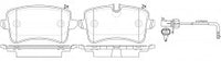 NIBK, Brake Pad, 4G0 698 451, PN0478W, AUDI