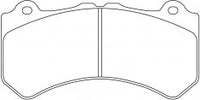 NIBK, Performance Brake Pads, D1382, , FMSI