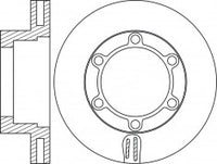 Rotor Disc, NIBK, 43512-37060, RN1840V, TOYOTA (018990)