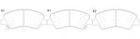 NIBK, Brake Pad, DB2240, PN0537, BENDIX AUS